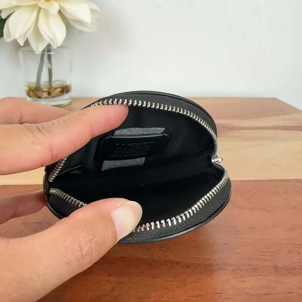 NWT Coach Coin Case In Signature Canvas With‎ Halloween Graphic - Picture 4 of 5